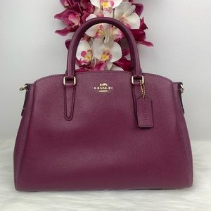 Coach Crossgrain  Leather Sage Carryall